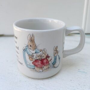 Vintage Peter Rabbit Childs Mug from Wedgwood of Etruria & Barlaston